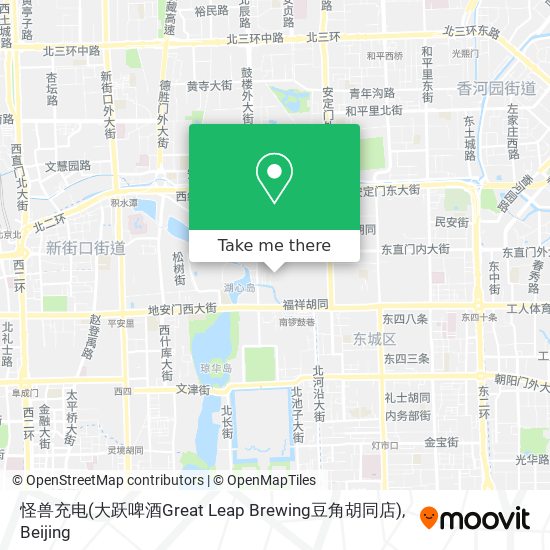 怪兽充电(大跃啤酒Great Leap Brewing豆角胡同店) map