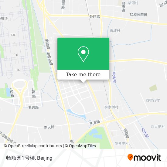 畅顺园1号楼 map