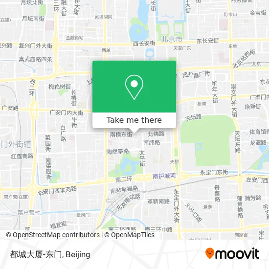 都城大厦-东门 map