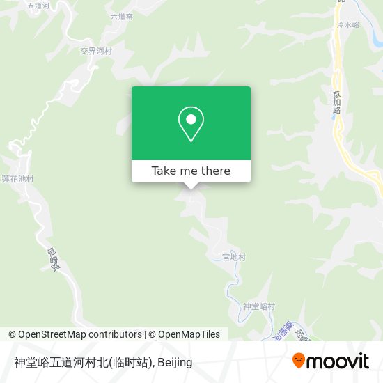神堂峪五道河村北(临时站) map