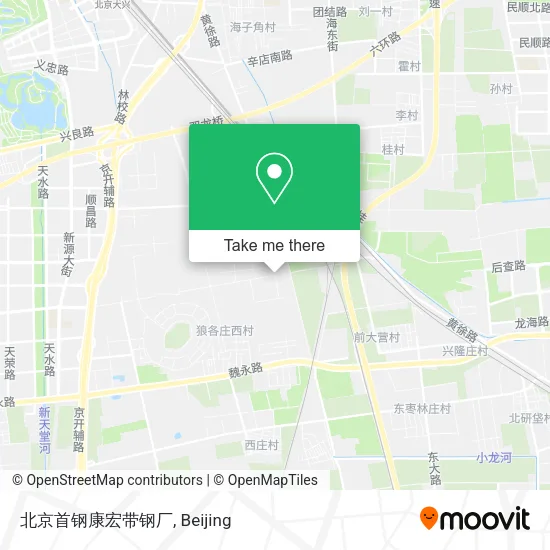 北京首钢康宏带钢厂 map