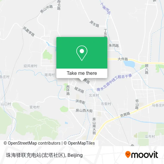 珠海驿联充电站(宏塔社区) map
