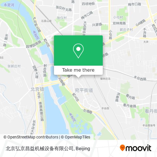 北京弘京昌益机械设备有限公司 map