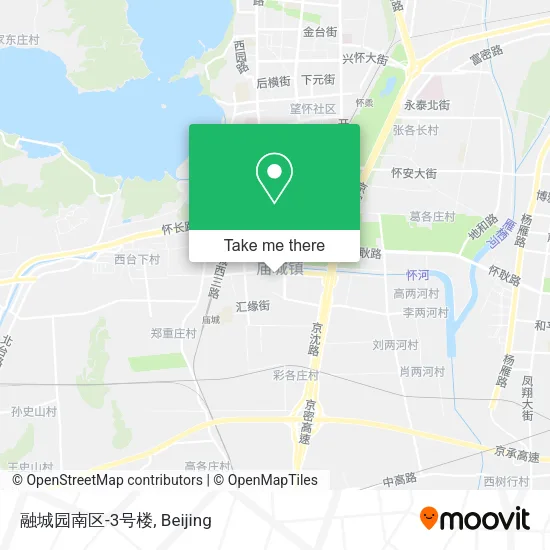 融城园南区-3号楼 map