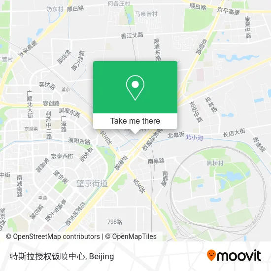 特斯拉授权钣喷中心 map