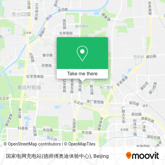 国家电网充电站(德师傅奥迪体验中心) map