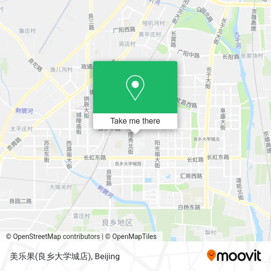 美乐果(良乡大学城店) map