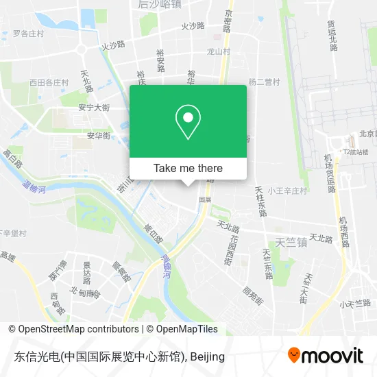 东信光电(中国国际展览中心新馆) map