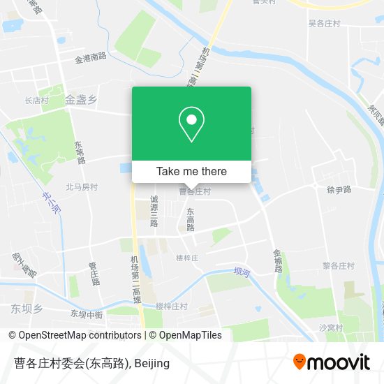 曹各庄村委会(东高路) map