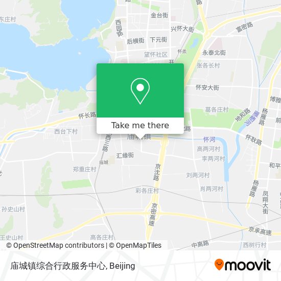 庙城镇综合行政服务中心 map