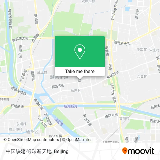 中国铁建·通瑞新天地 map
