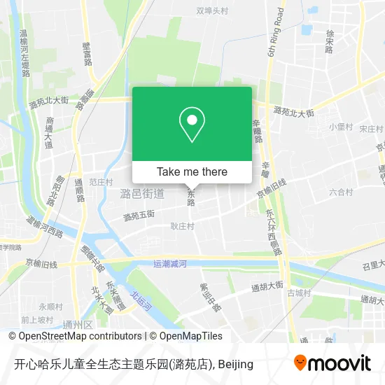 开心哈乐儿童全生态主题乐园(潞苑店) map