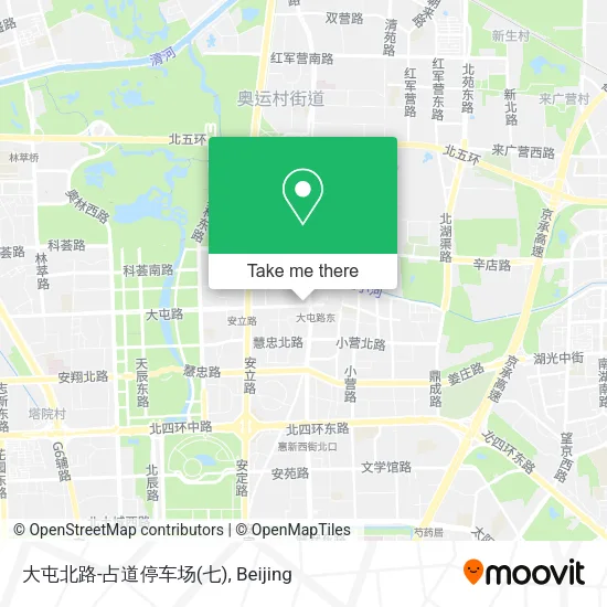 大屯北路-占道停车场(七) map