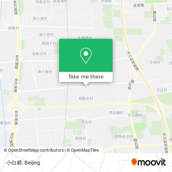 小白桥 map