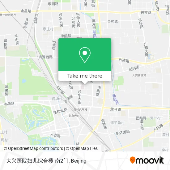 大兴医院妇儿综合楼-南2门 map