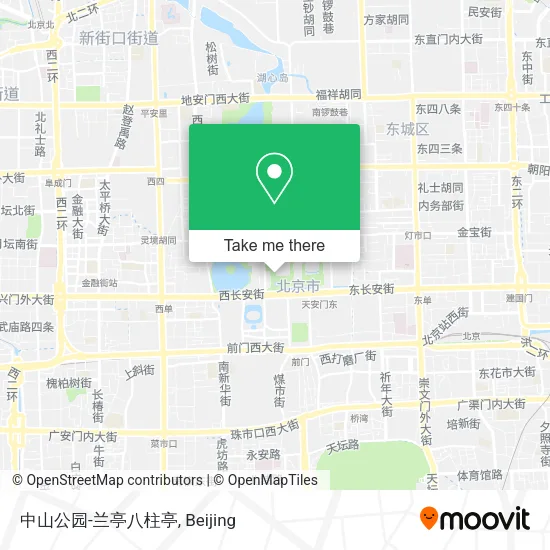 中山公园-兰亭八柱亭 map