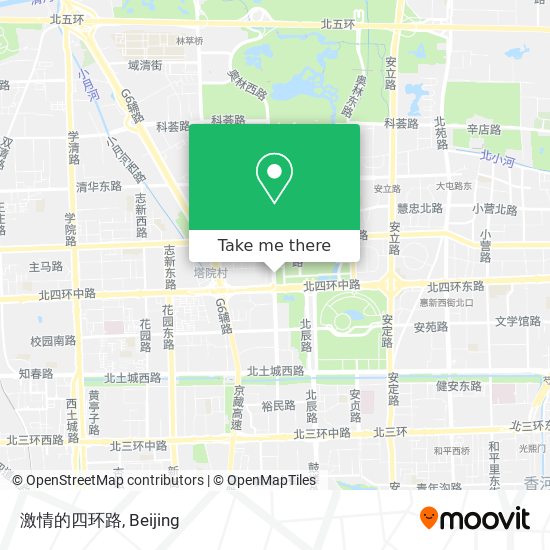 激情的四环路 map