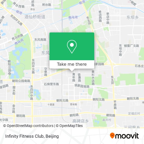 Infinity Fitness Club map