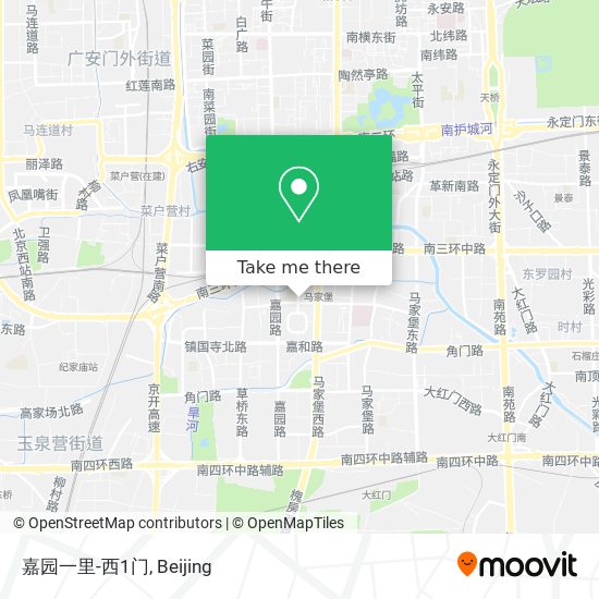 嘉园一里-西1门 map