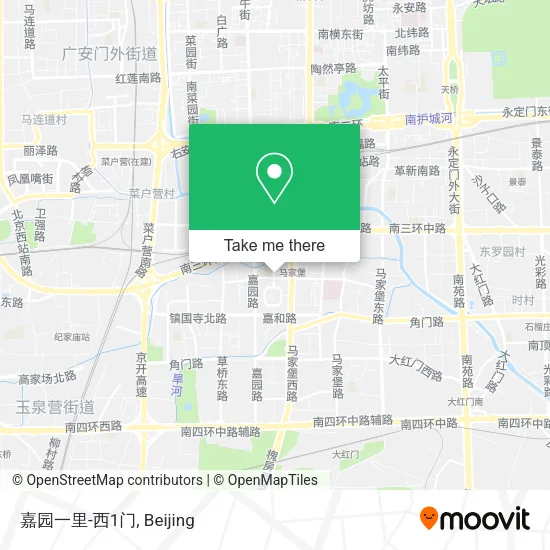 嘉园一里-西1门 map