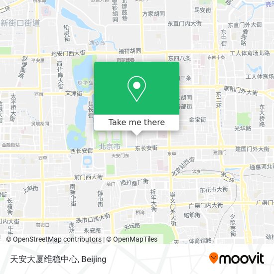天安大厦维稳中心 map