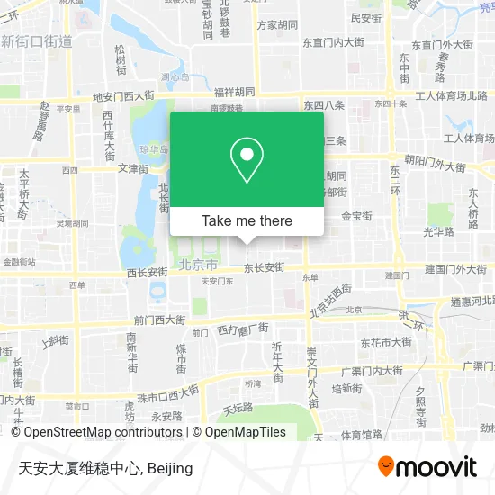 天安大厦维稳中心 map