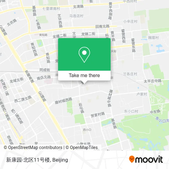 新康园-北区11号楼 map