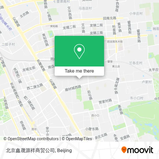 北京鑫晟源祥商贸公司 map