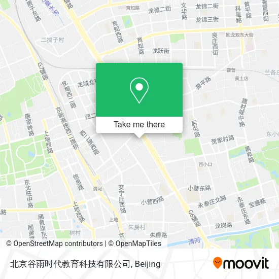 北京谷雨时代教育科技有限公司 map