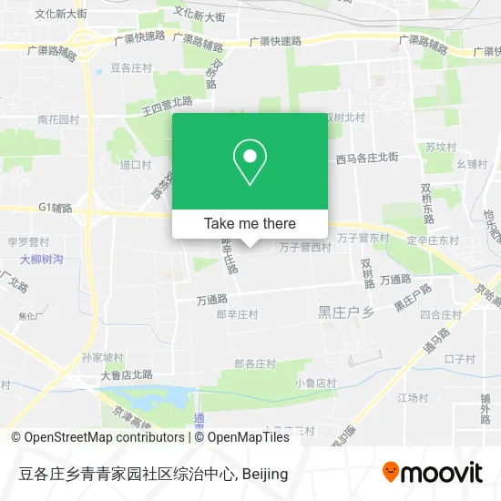 豆各庄乡青青家园社区综治中心 map