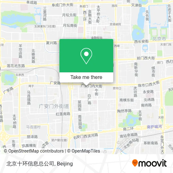 北京十环信息总公司 map