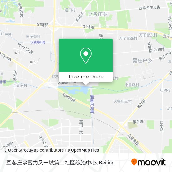 豆各庄乡富力又一城第二社区综治中心 map