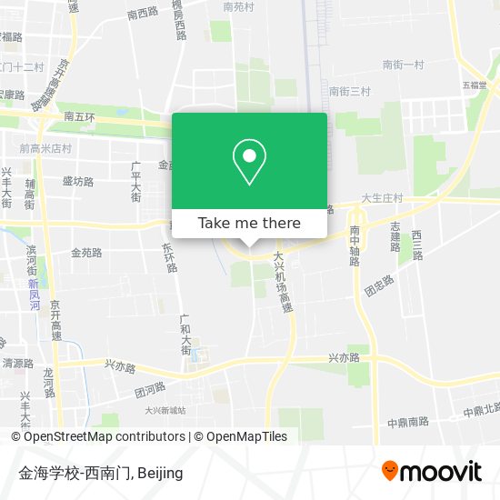 金海学校-西南门 map