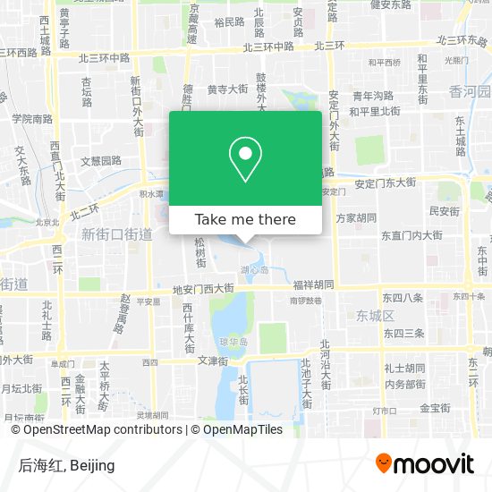 后海红 map