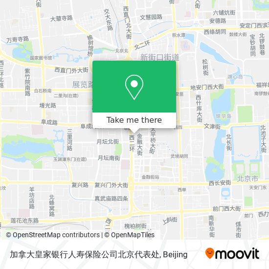 加拿大皇家银行人寿保险公司北京代表处 map