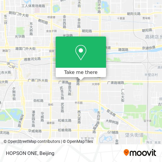 HOPSON ONE map