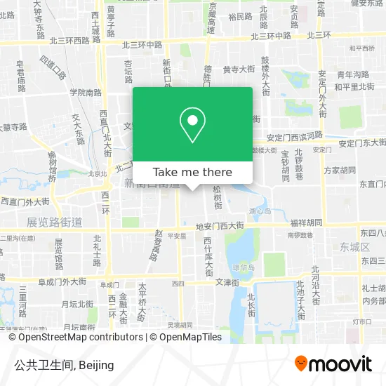 公共卫生间 map