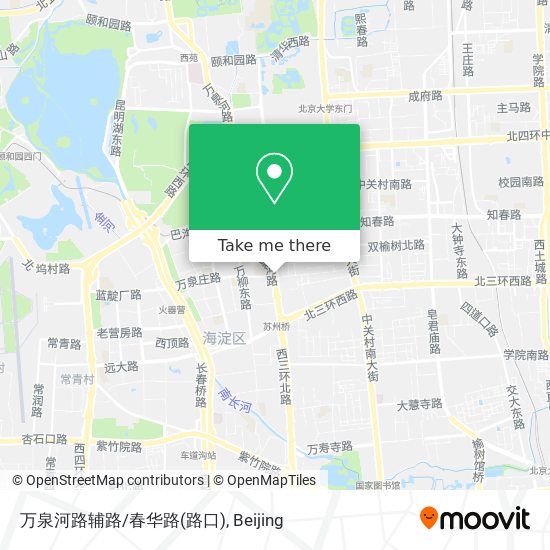 万泉河路辅路/春华路(路口) map