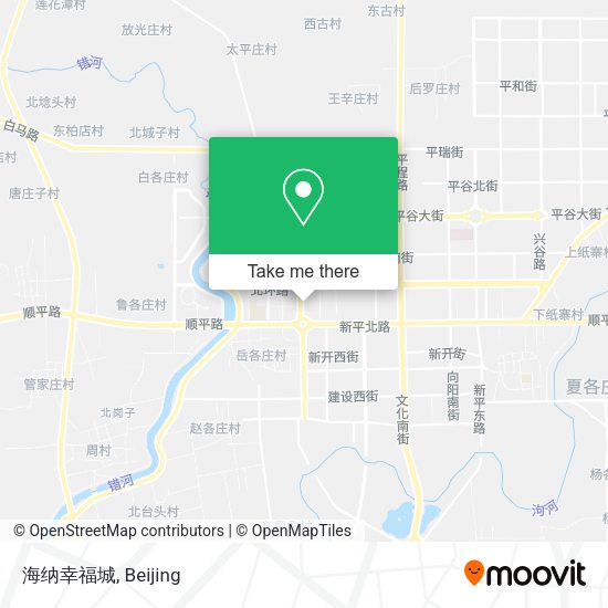海纳幸福城 map