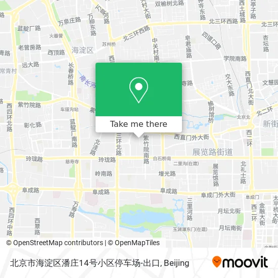 北京市海淀区潘庄14号小区停车场-出口 map