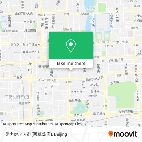 足力健老人鞋(西草场店) map