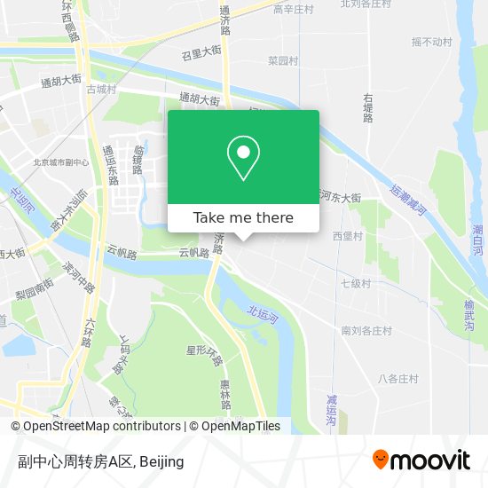 副中心周转房A区 map