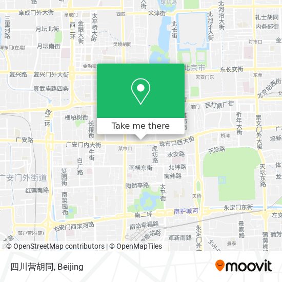 四川营胡同 map
