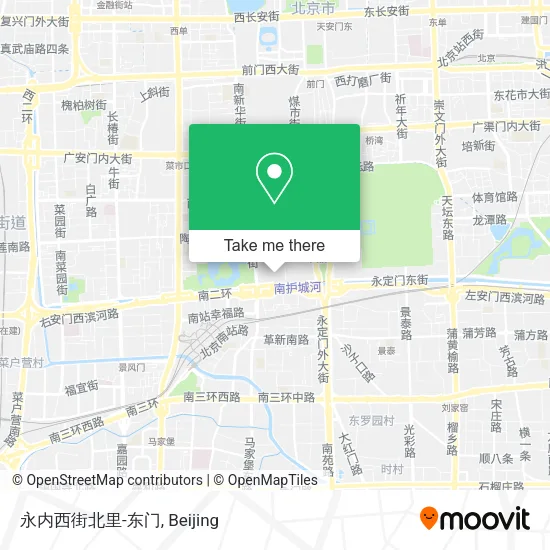 永内西街北里-东门 map