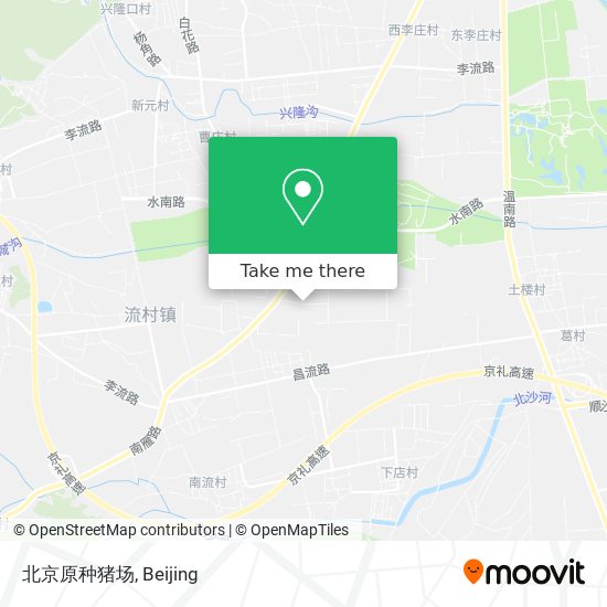 北京原种猪场 map