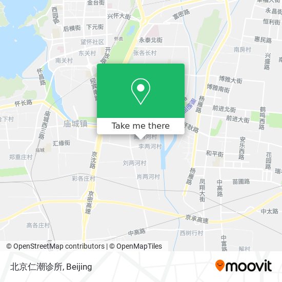 北京仁潮诊所 map