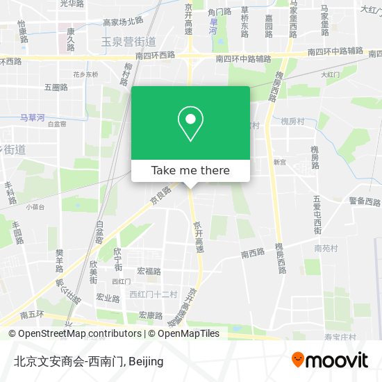 北京文安商会-西南门 map