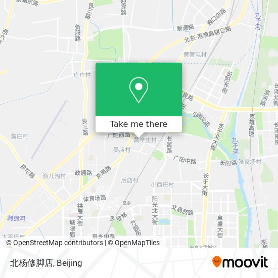 北杨修脚店 map