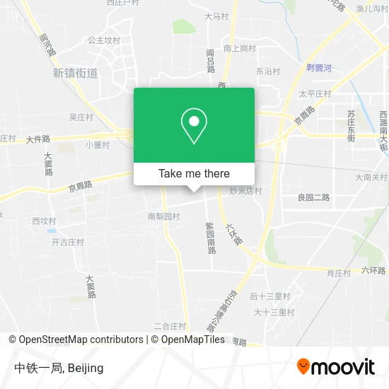中铁一局 map