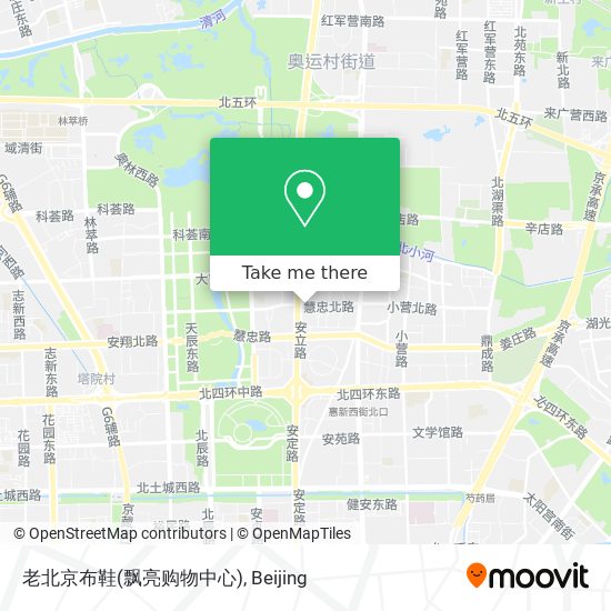 老北京布鞋(飘亮购物中心) map